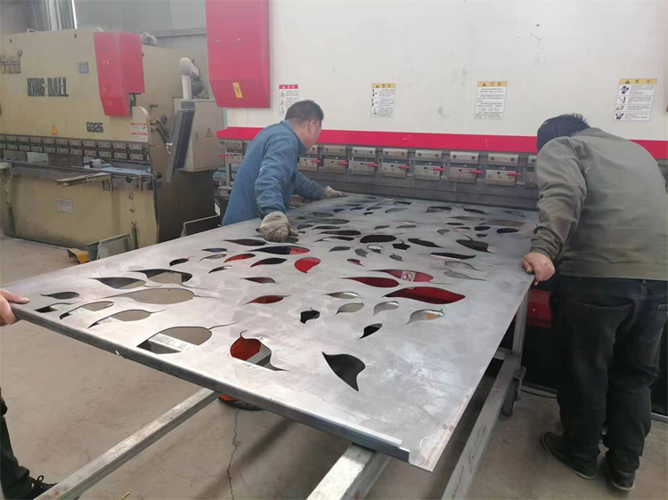 screen fence-Production process