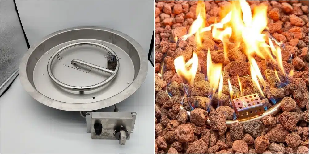 natural gas patio fire pit