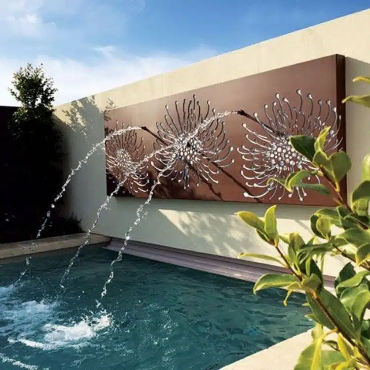 corten laser cut screens