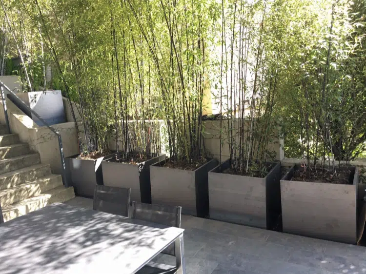 metal garden planters
