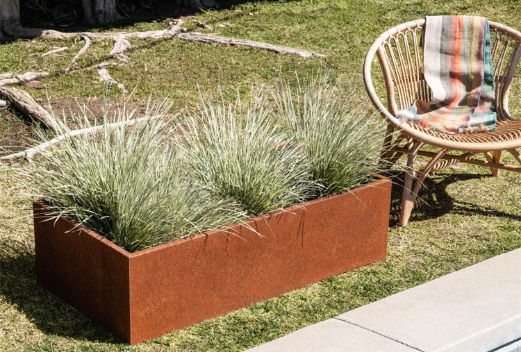 metal planter pot for sale