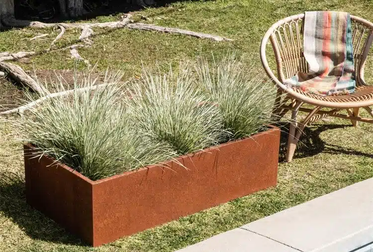metal planter pot for sale