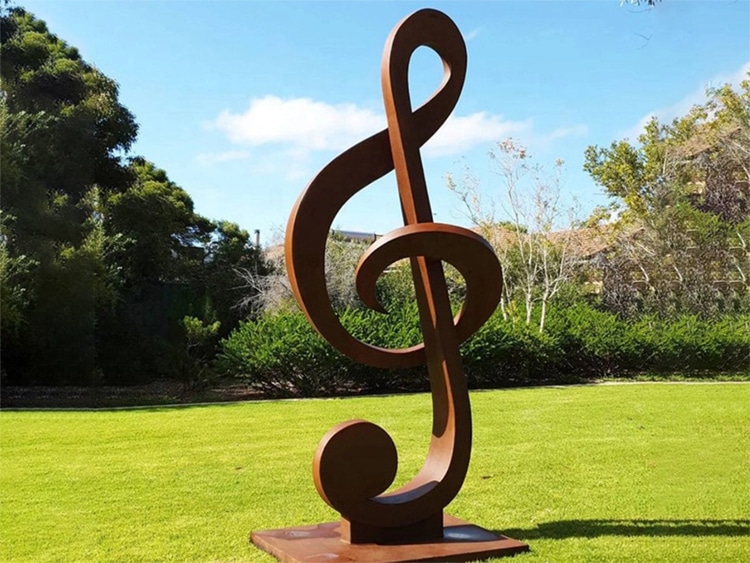 Corten steel sculpture