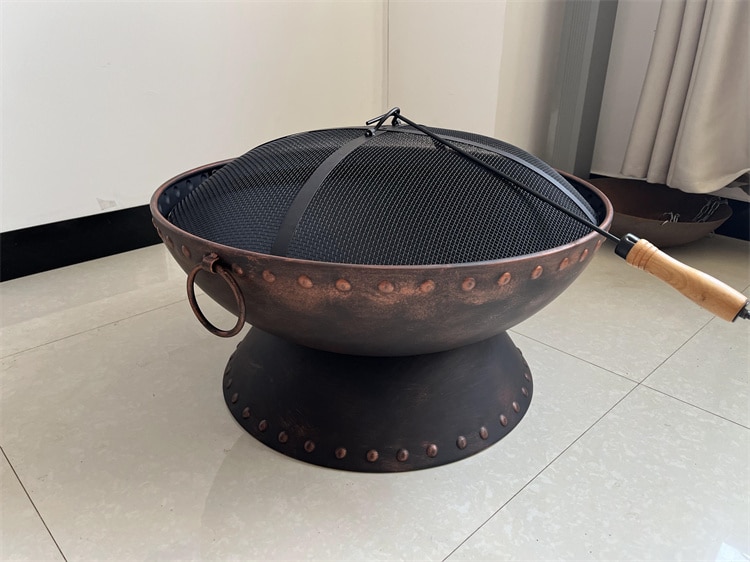 portable outdoor wood fire pit