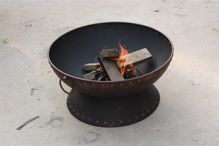 portable wood burning fire pit for camping