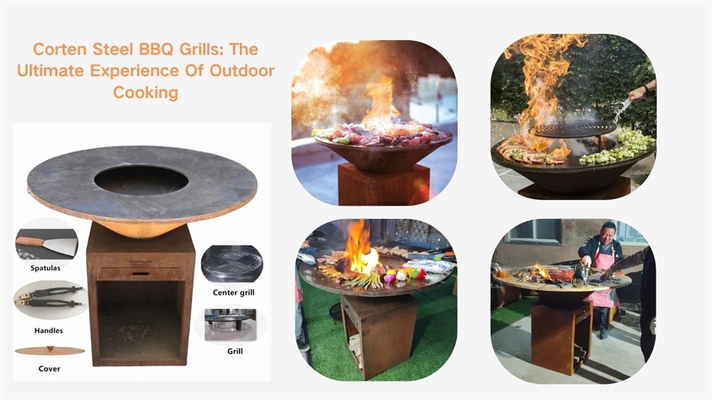 Corten Steel BBQ Grills The Ultimate Experience Of Outdoor Cooking