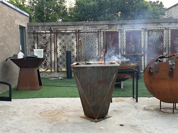 barbacoa automática giratoria