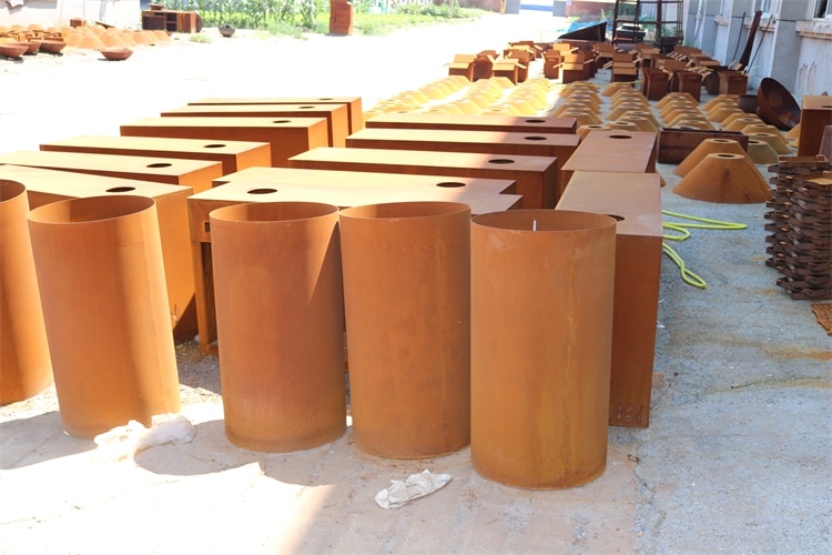 barbacoa en corten