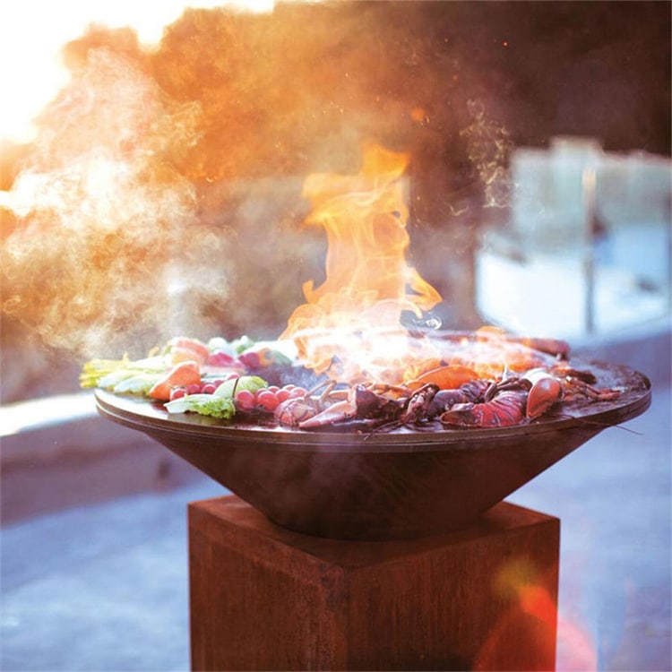 corten bbq grills