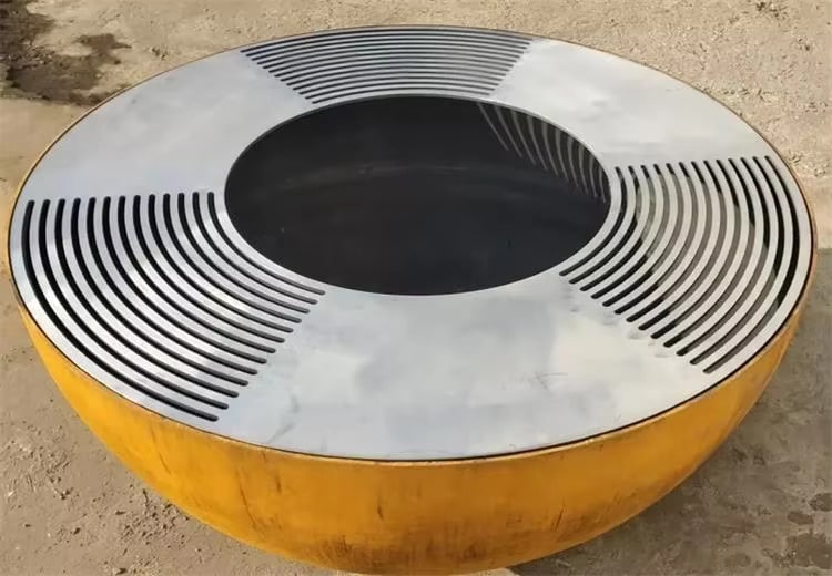 parrilla de acero corten