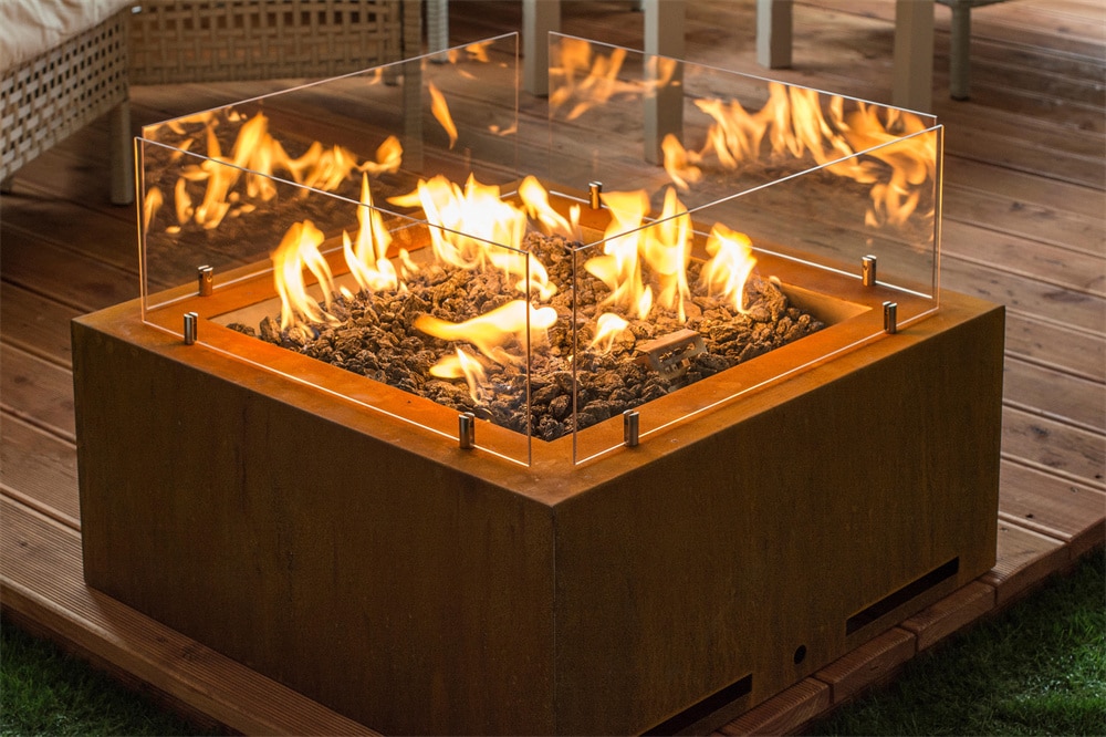 gas fire pit