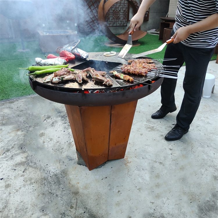 parrilla corten