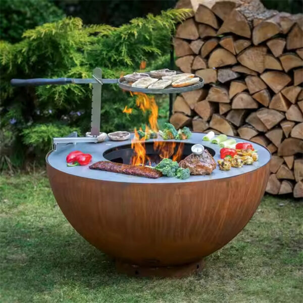 barbacoa redonda