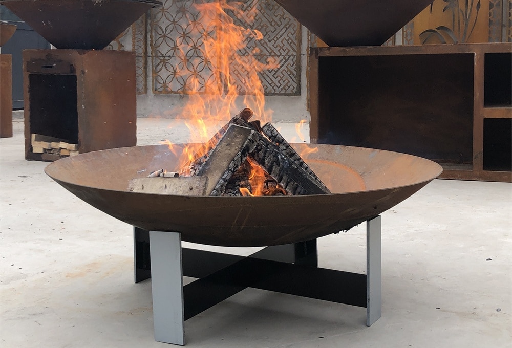wood burning fire pit