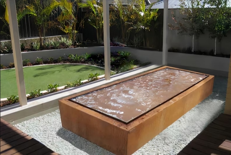 Corten Steel Water Table