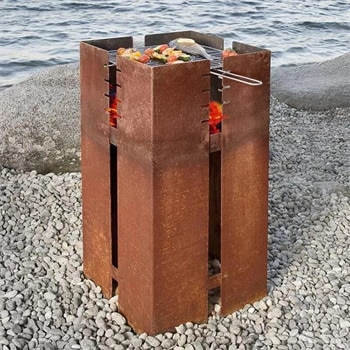 Portable Corten Fire Pit