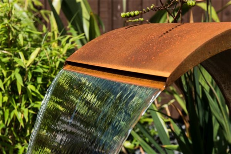 corten fountain