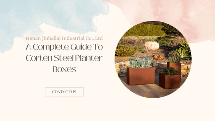 corten planter box for sale