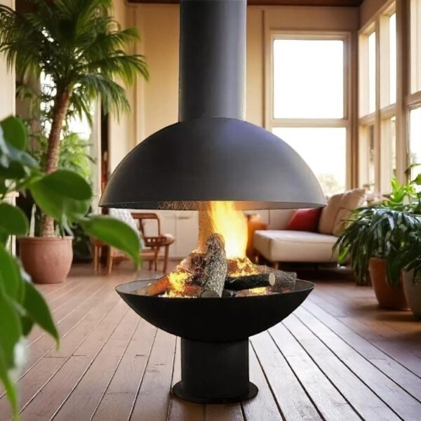 floating fireplace
