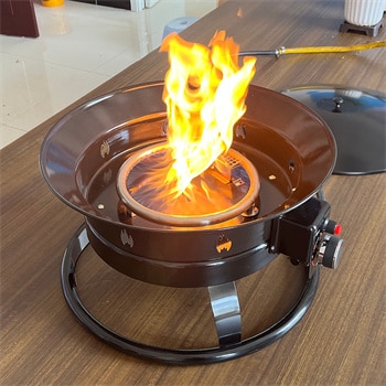 outdoor propane fire pit