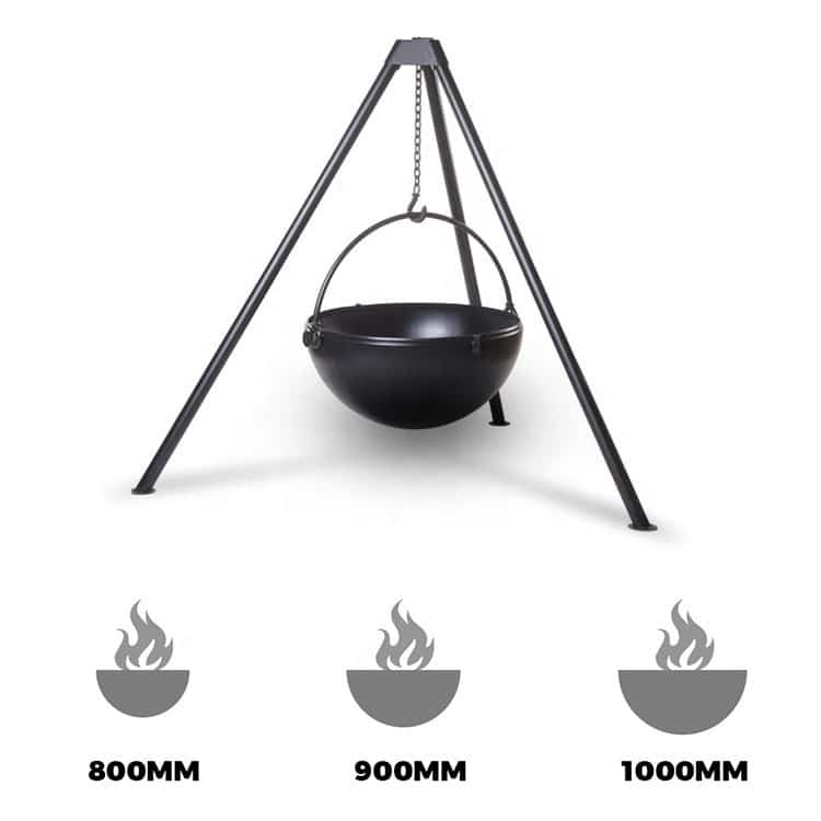 tripod bbq fire pit