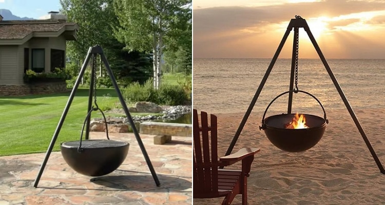 tripod fire pit